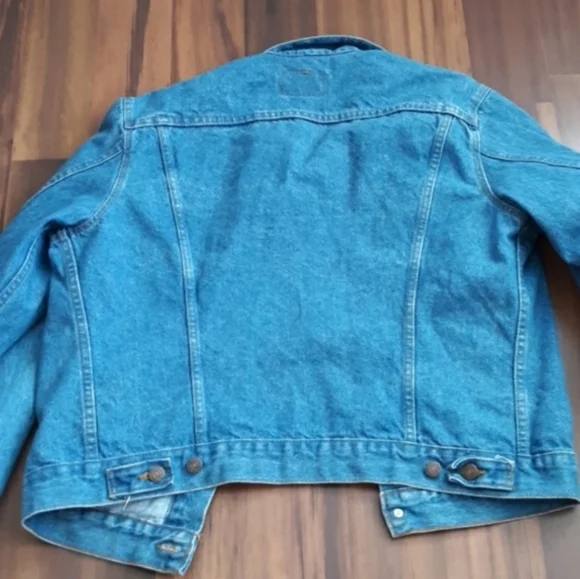 Vintage Levis Denim Jacket Trucker Jean Made In USA